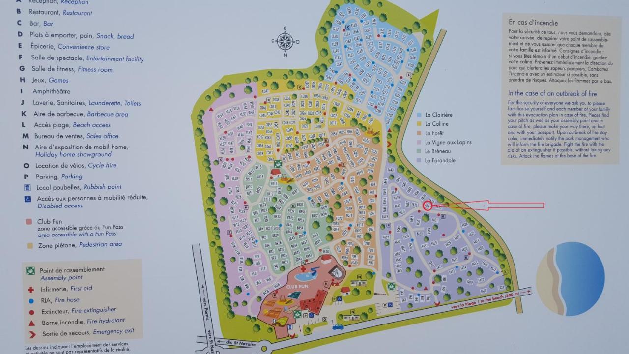 Agreable Mobilhome 6 - 8 Places Saint-Brévin-les-Pins Dış mekan fotoğraf